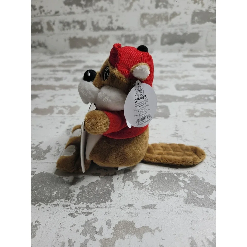 Bucee's Beaver Plush Phone‎ Holder New With Tag 6